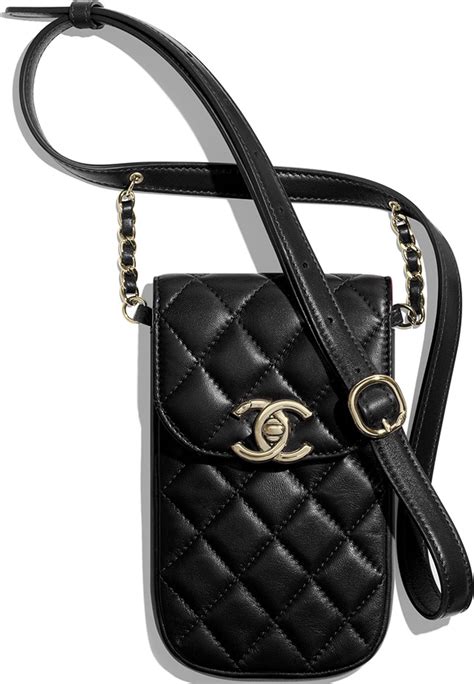 chanel phone clutch|chanel clutch with chain black.